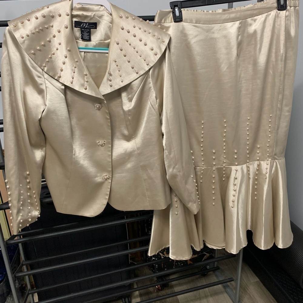 Ready for any occasion in this lovely suit